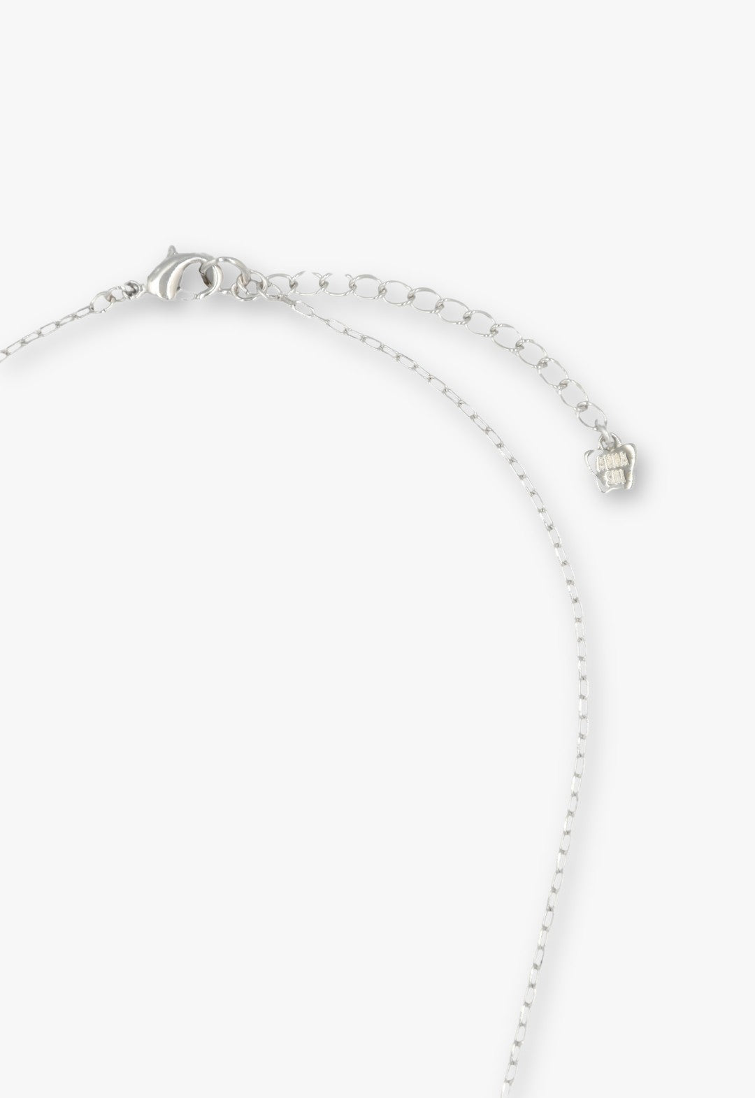 Anna Sui Silver Star Butterfly Necklace