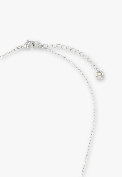 Anna Sui Silver Star Butterfly Necklace