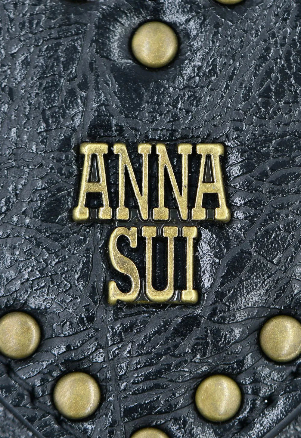 Anna Sui Black Heart Bag Charm
