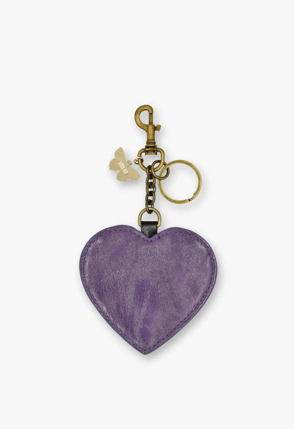 Anna Sui Purple Heart Bag Charm