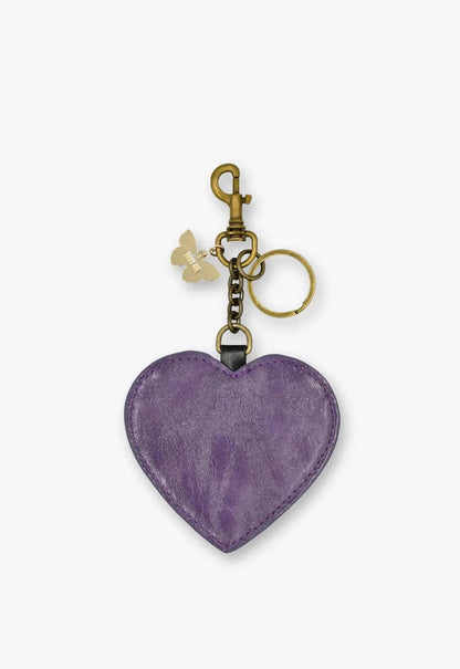 Anna Sui Purple Heart Bag Charm