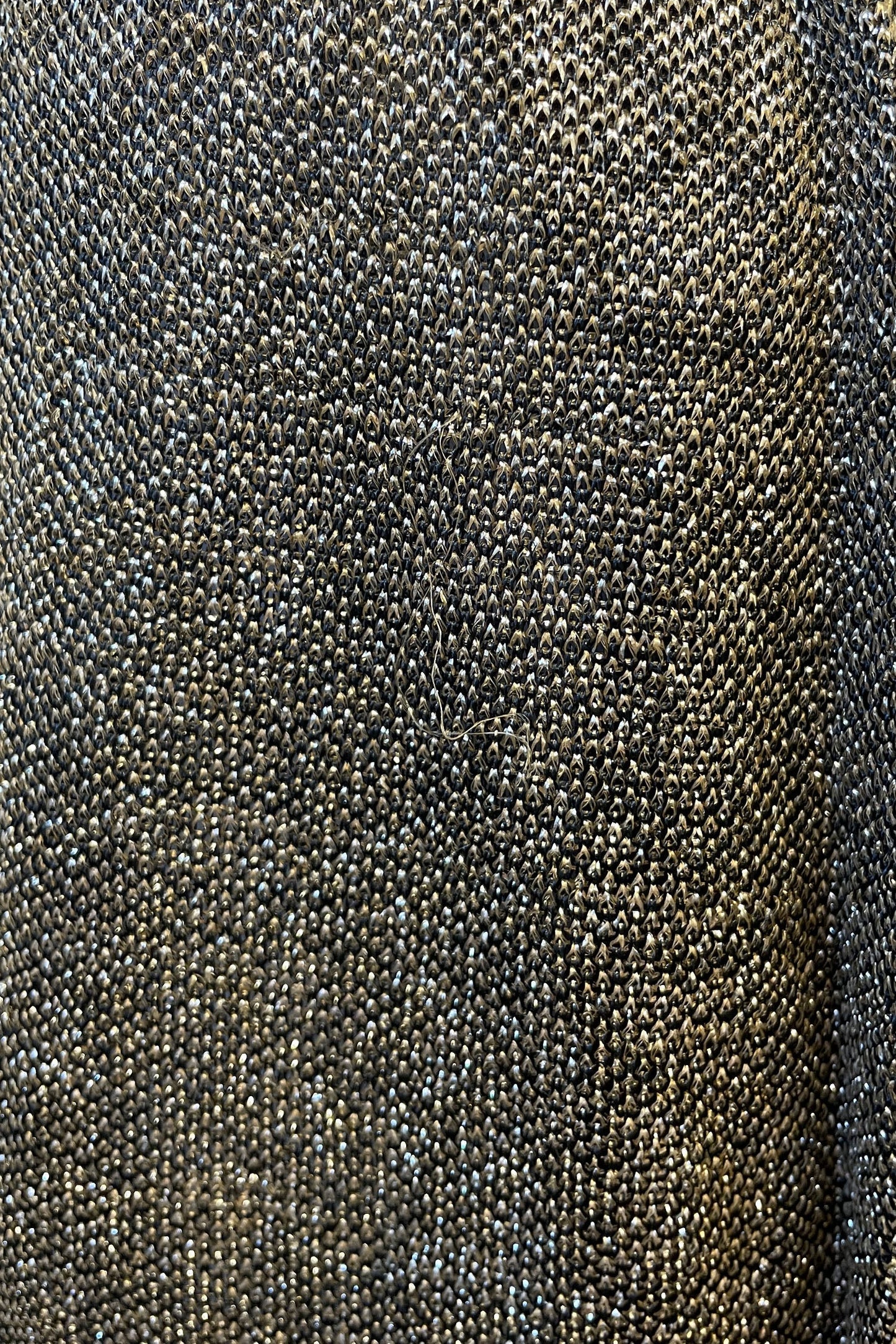 Anna Sui Vintage 60's Gold Metallic Knit Beaded Dress by Irene for D.D. Marsh Originals