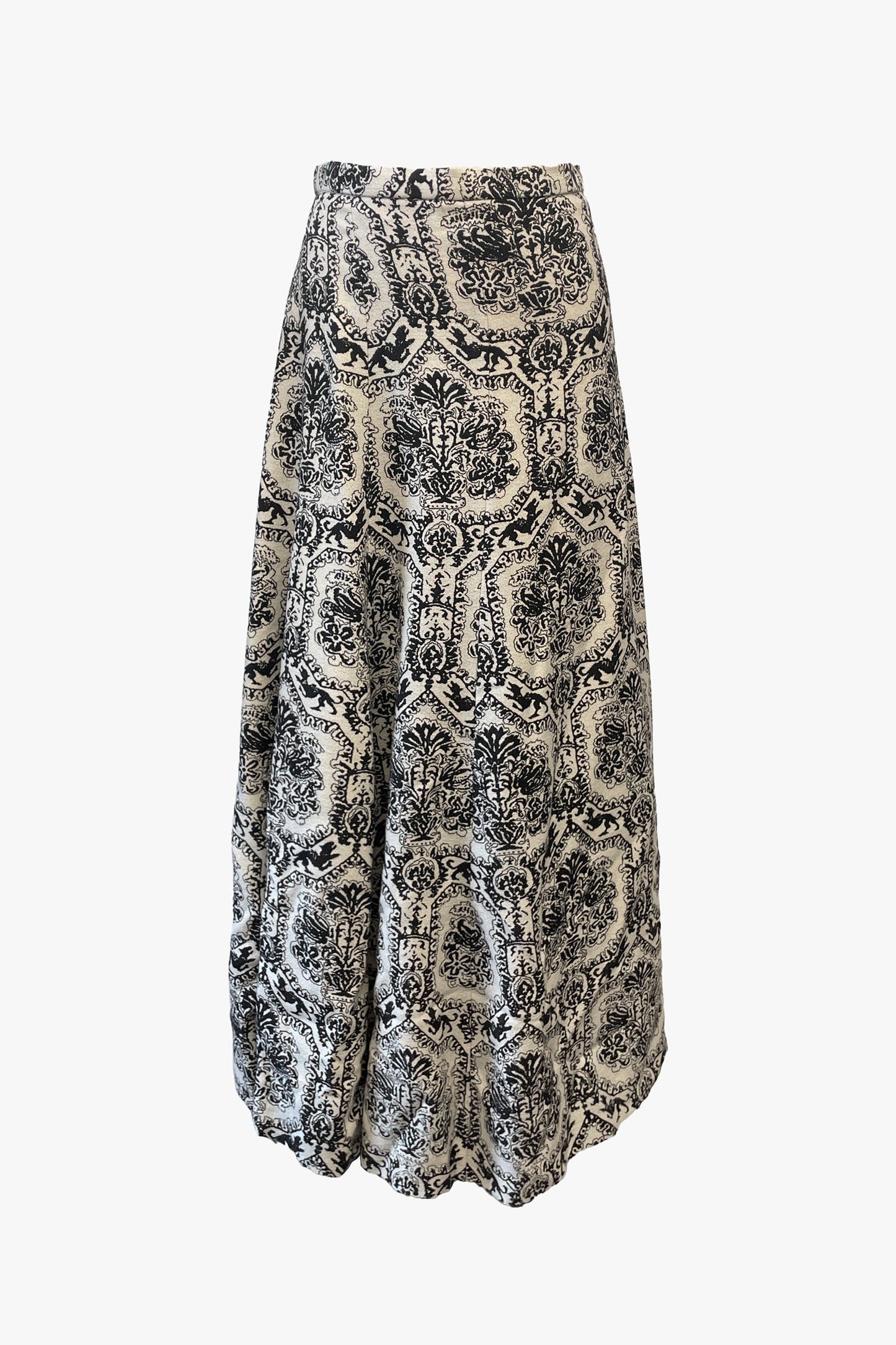 Anna Sui Vintage Wallpaper Print Skirt