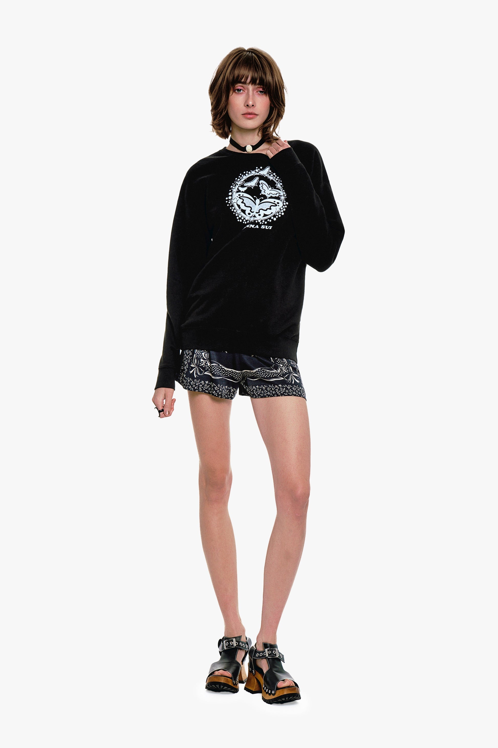 Anna Sui Butterflies Sweatshirt