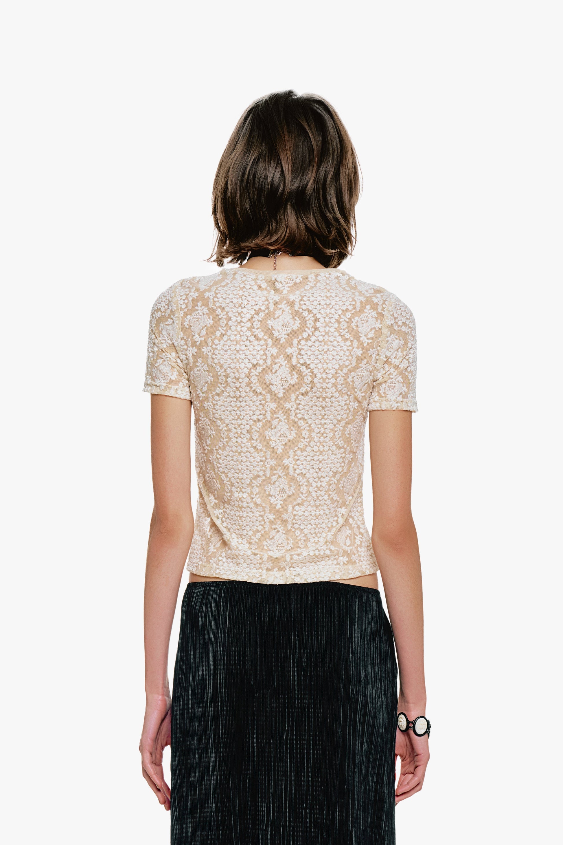Anna Sui Victorian Lace T-Shirt