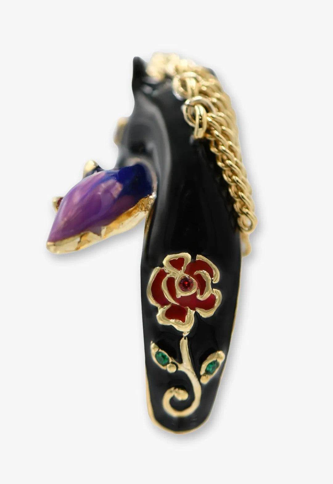 Anna Sui Enchanted Unicorn Ring - Black