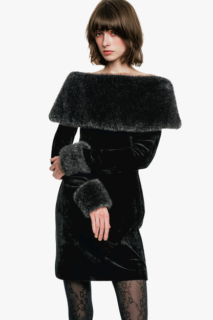 Anna Sui Stretch Velour Dress