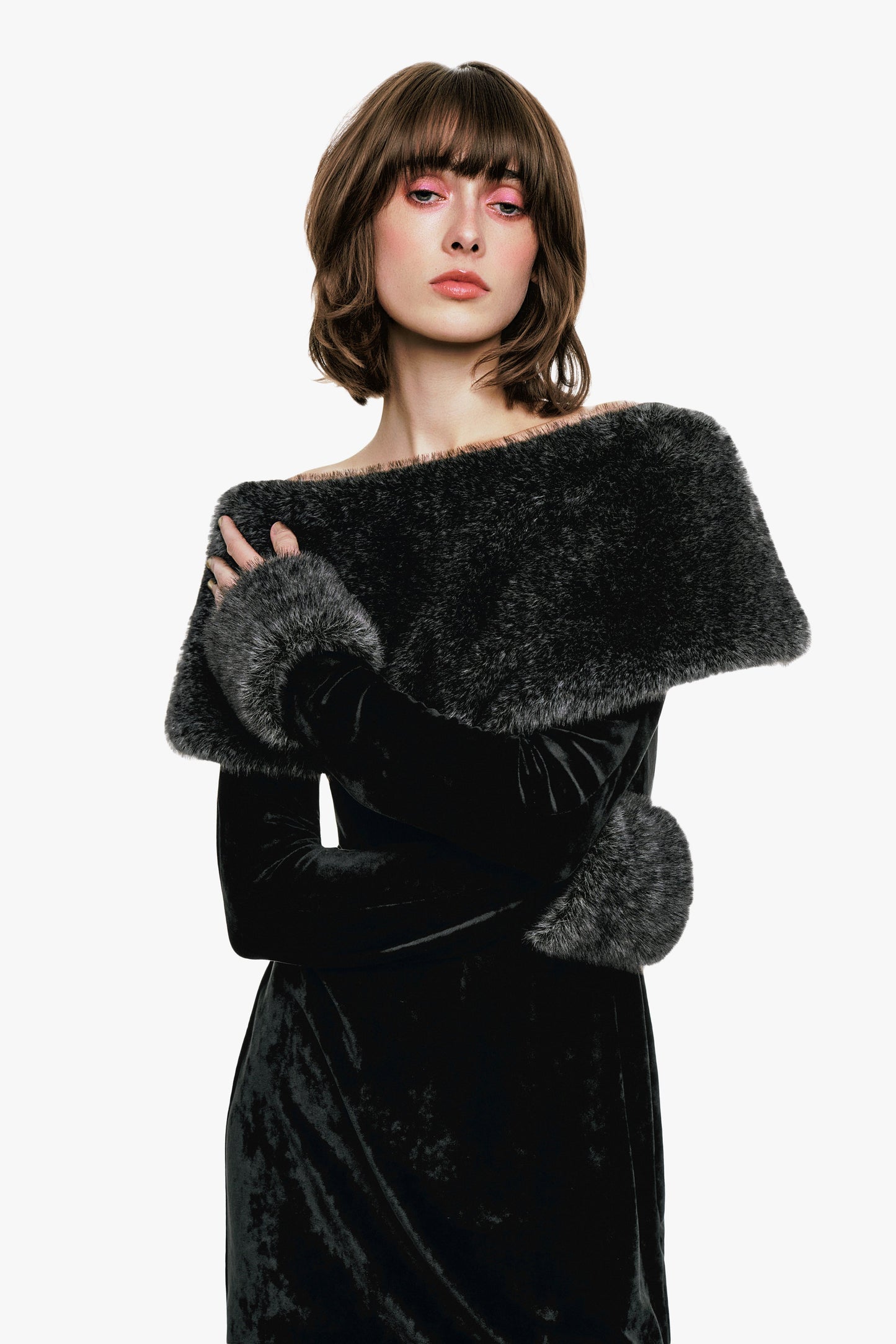 Anna Sui Stretch Velour Dress