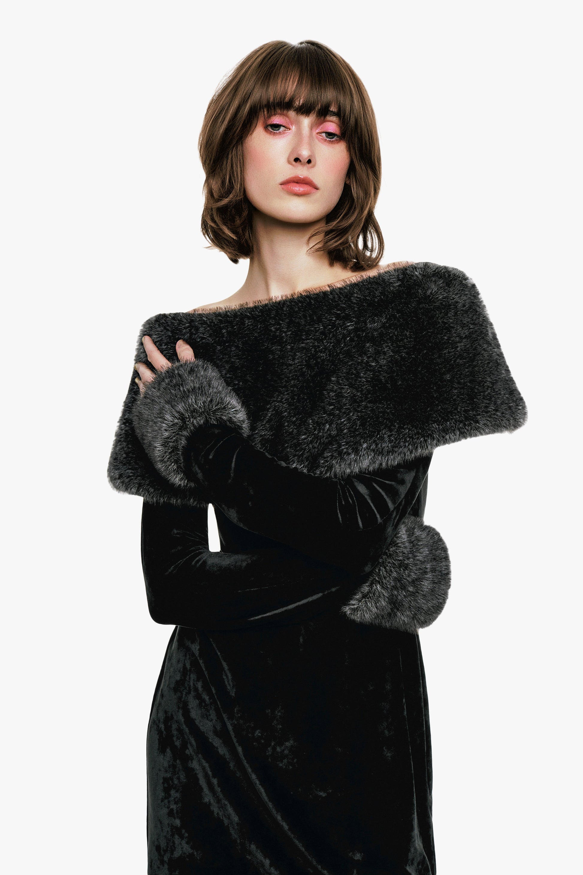 Anna Sui Stretch Velour Dress