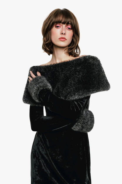 Anna Sui Stretch Velour Dress