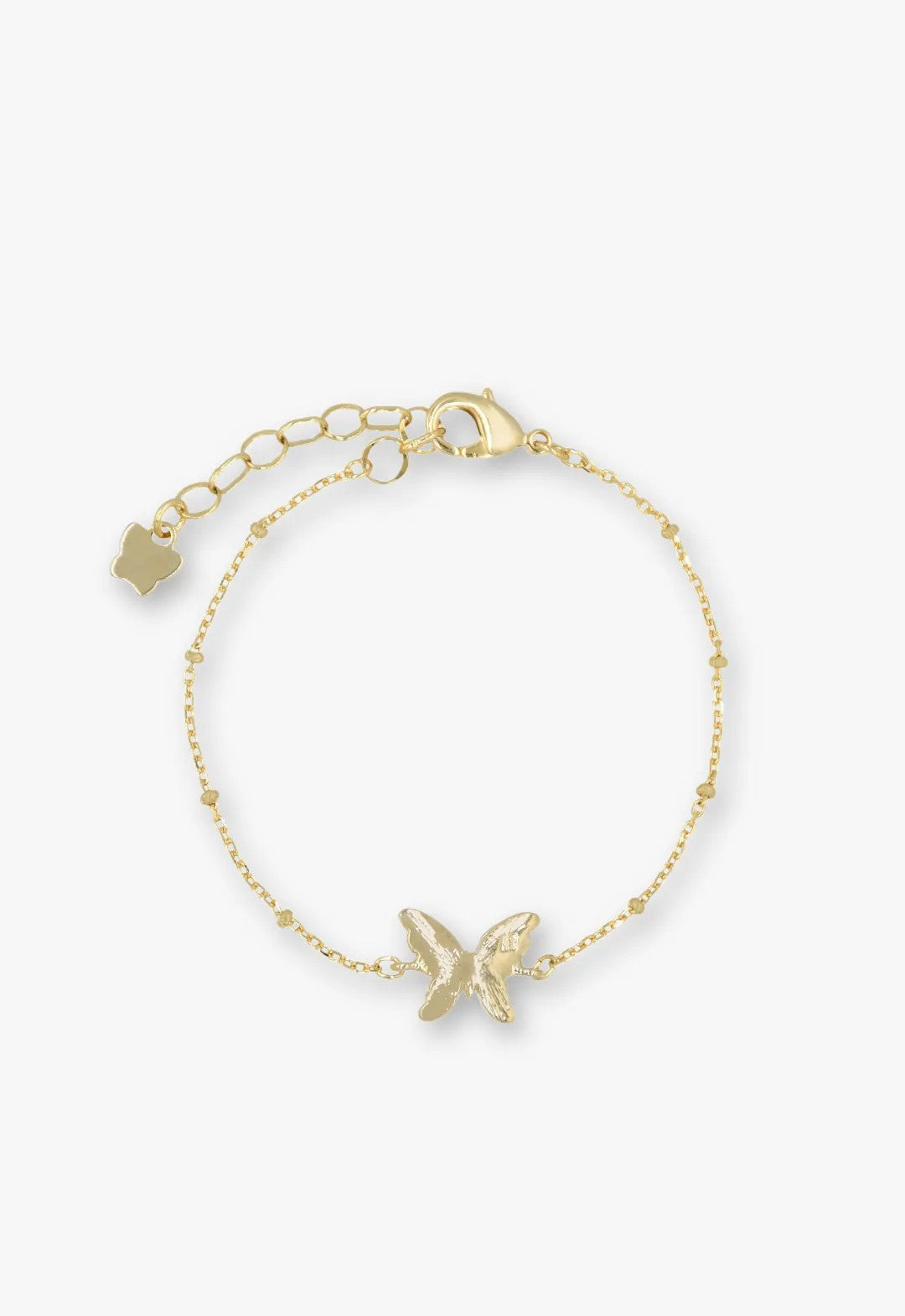 Anna Sui Shining Butterfly Bracelet - Pink Gold