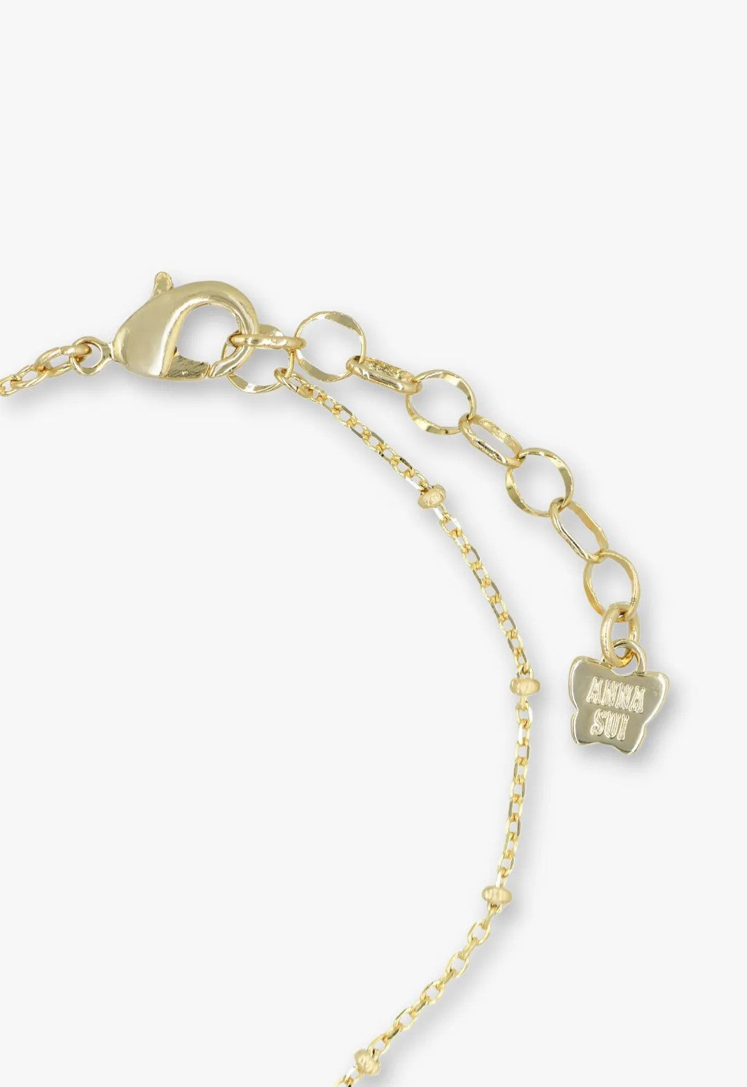 Anna Sui Shining Butterfly Bracelet - Pink Gold