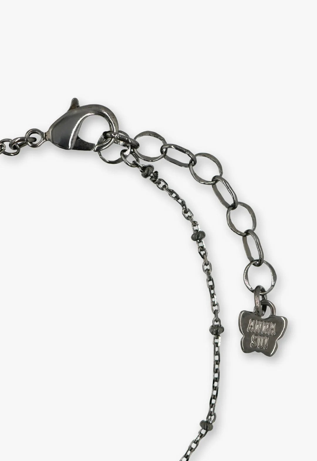 Anna Sui Shining Butterfly Bracelet - Purple Gunmetal