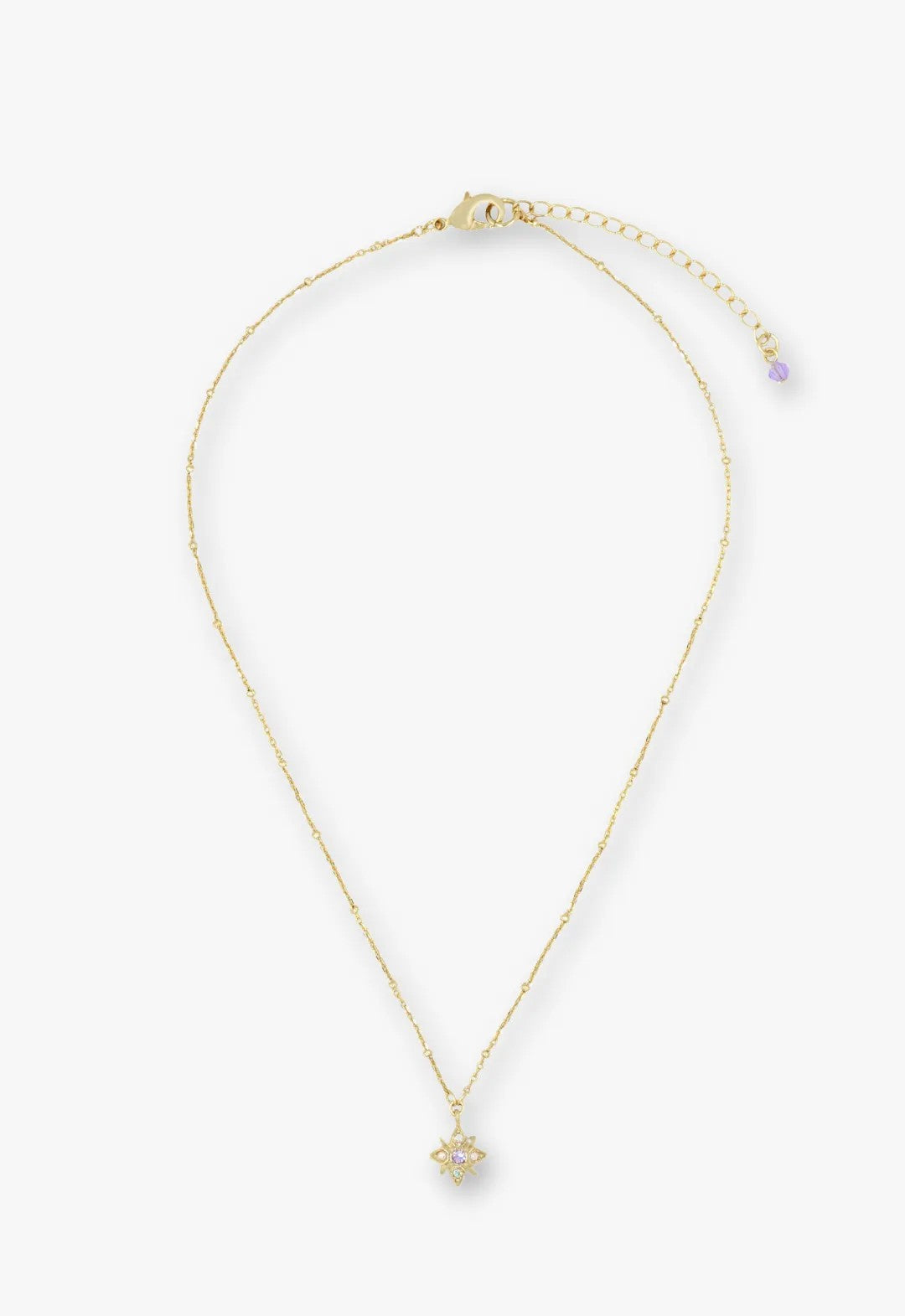 Anna Sui Shining Butterfly Necklace - Pink Gold