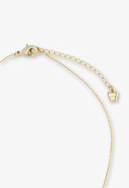 Anna Sui Shining Butterfly Necklace - Pink Gold