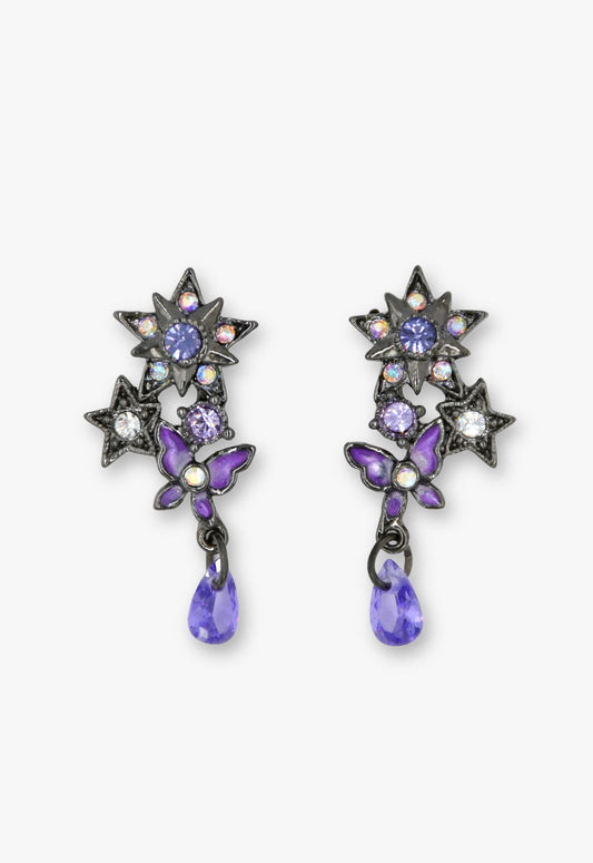 Anna Sui Enchanted Star & Butterfly Earrings