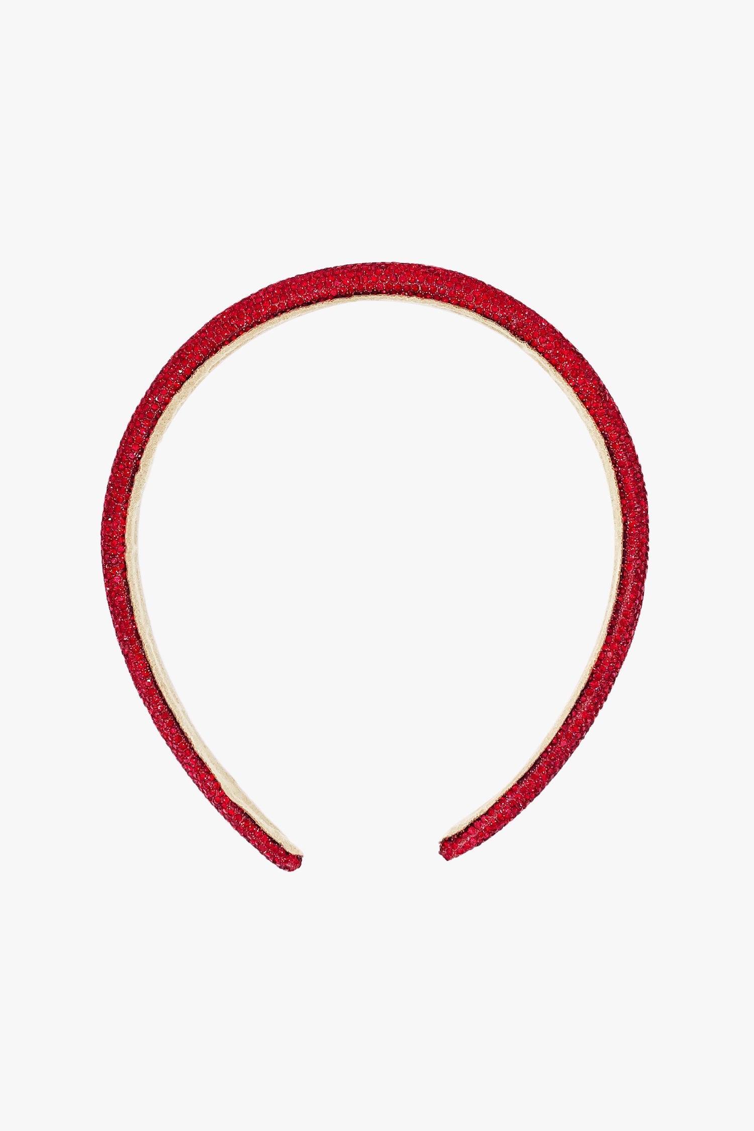Anna Sui Crystal Headband- Red