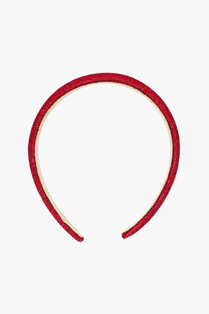 Anna Sui Crystal Headband- Red
