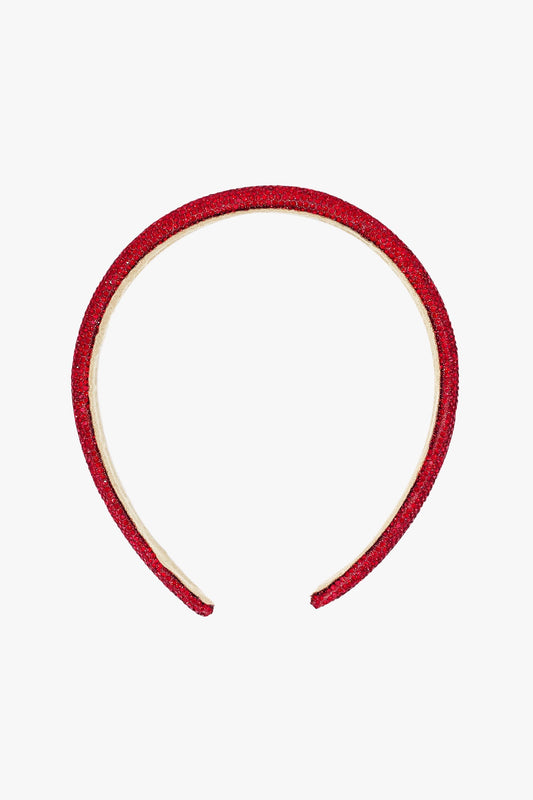 Anna Sui Crystal Headband- Red