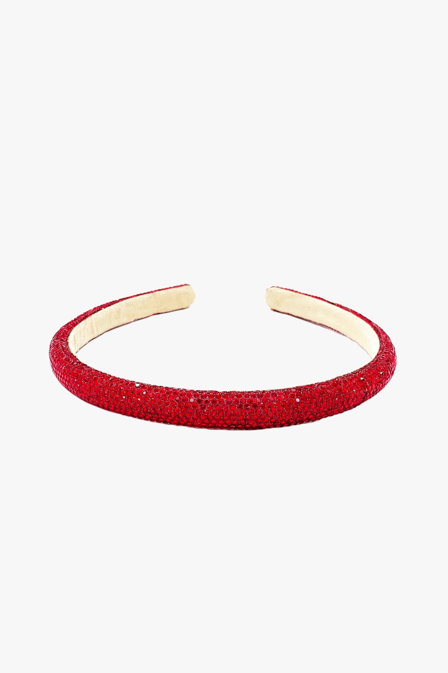 Anna Sui Crystal Headband- Red