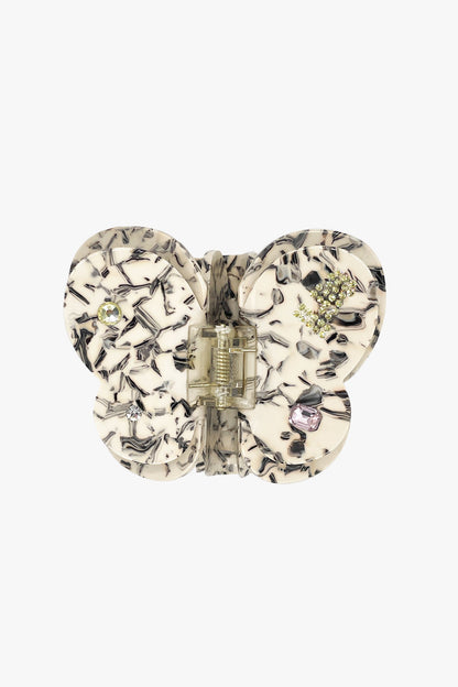 Anna Sui 3D Butterfly Rhinestone Hair Jaw