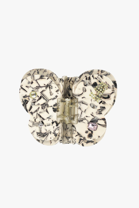 Anna Sui 3D Butterfly Rhinestone Hair Jaw