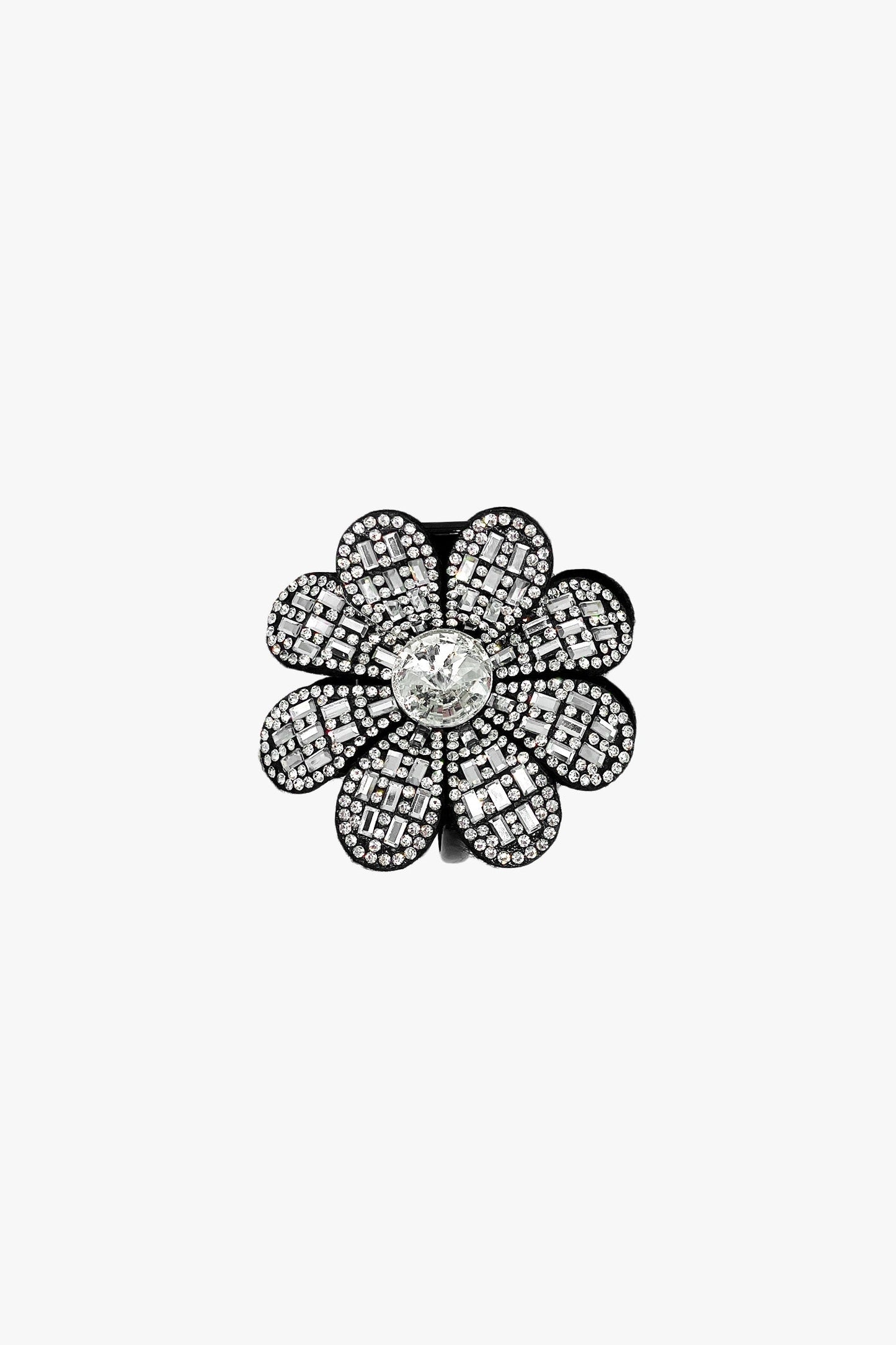 Anna Sui Swarovski Flower Jaw - Crystal