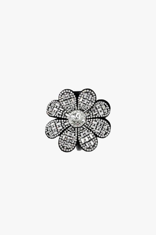 Anna Sui Swarovski Flower Jaw - Crystal