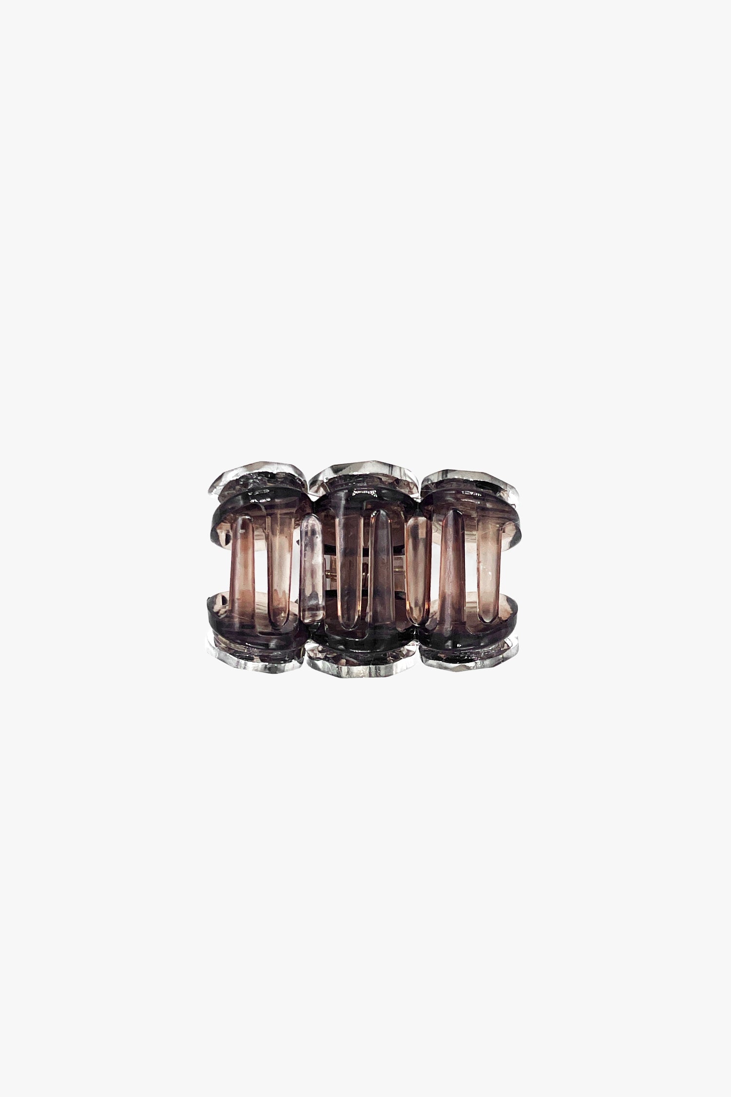 Anna Sui Small Crystal Jaw - Brown