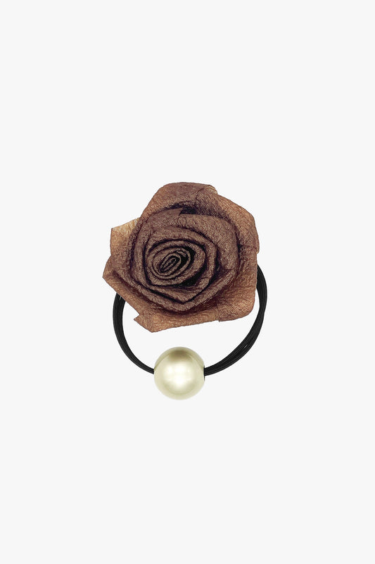 Anna Sui Pearl Flower Pony - Brown