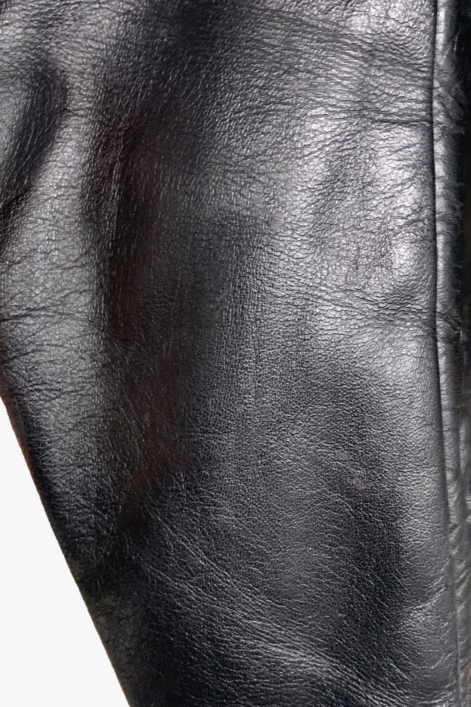 Anna Sui Vintage Reed Sportswear Black Leather Jacket