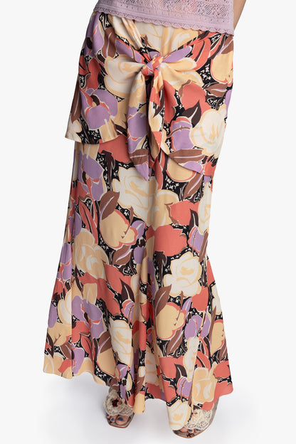 Anna Sui Desert Bloom Crepe Skirt