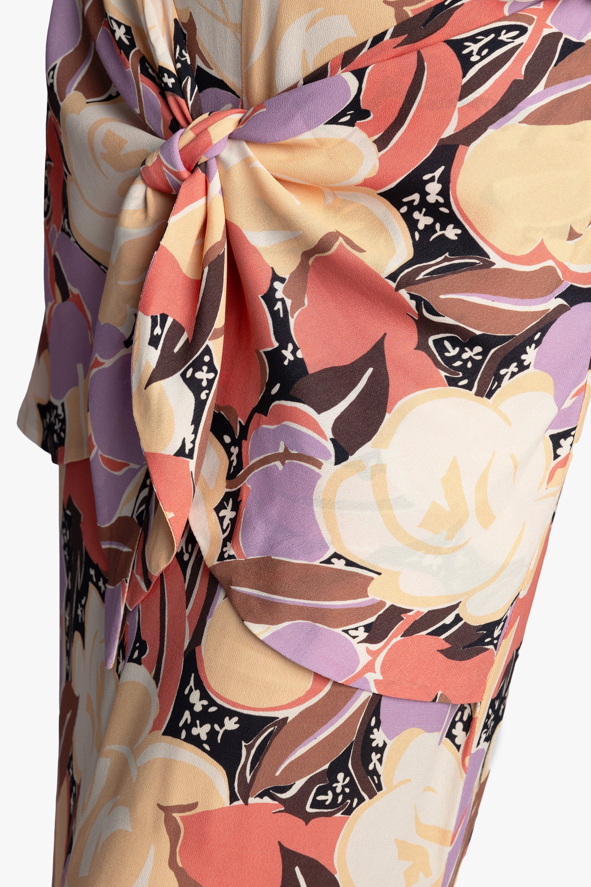 Anna Sui Desert Bloom Crepe Skirt