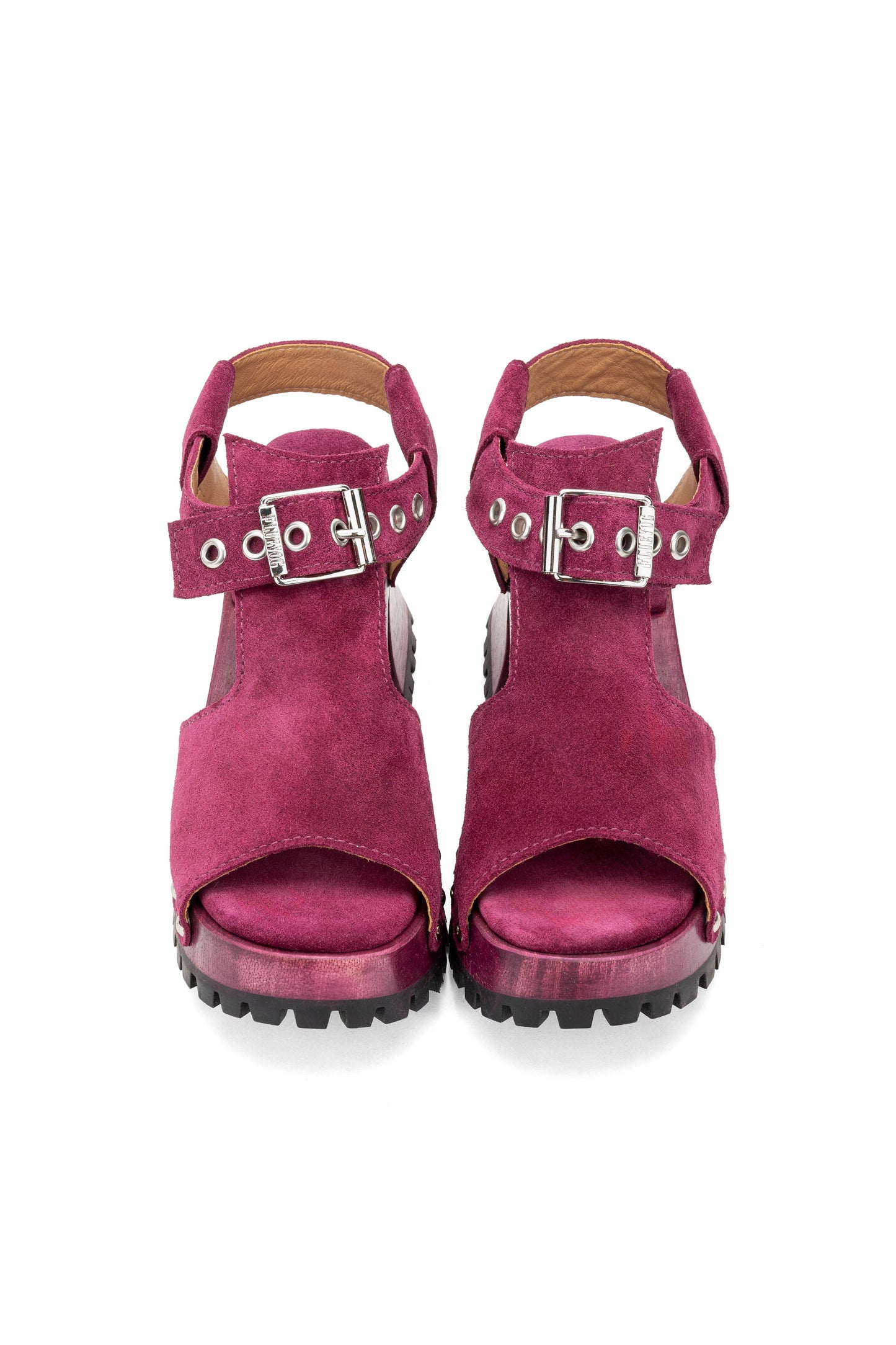 Anna Sui John Fluevog x Anna Sui Clog Sandals - Purple