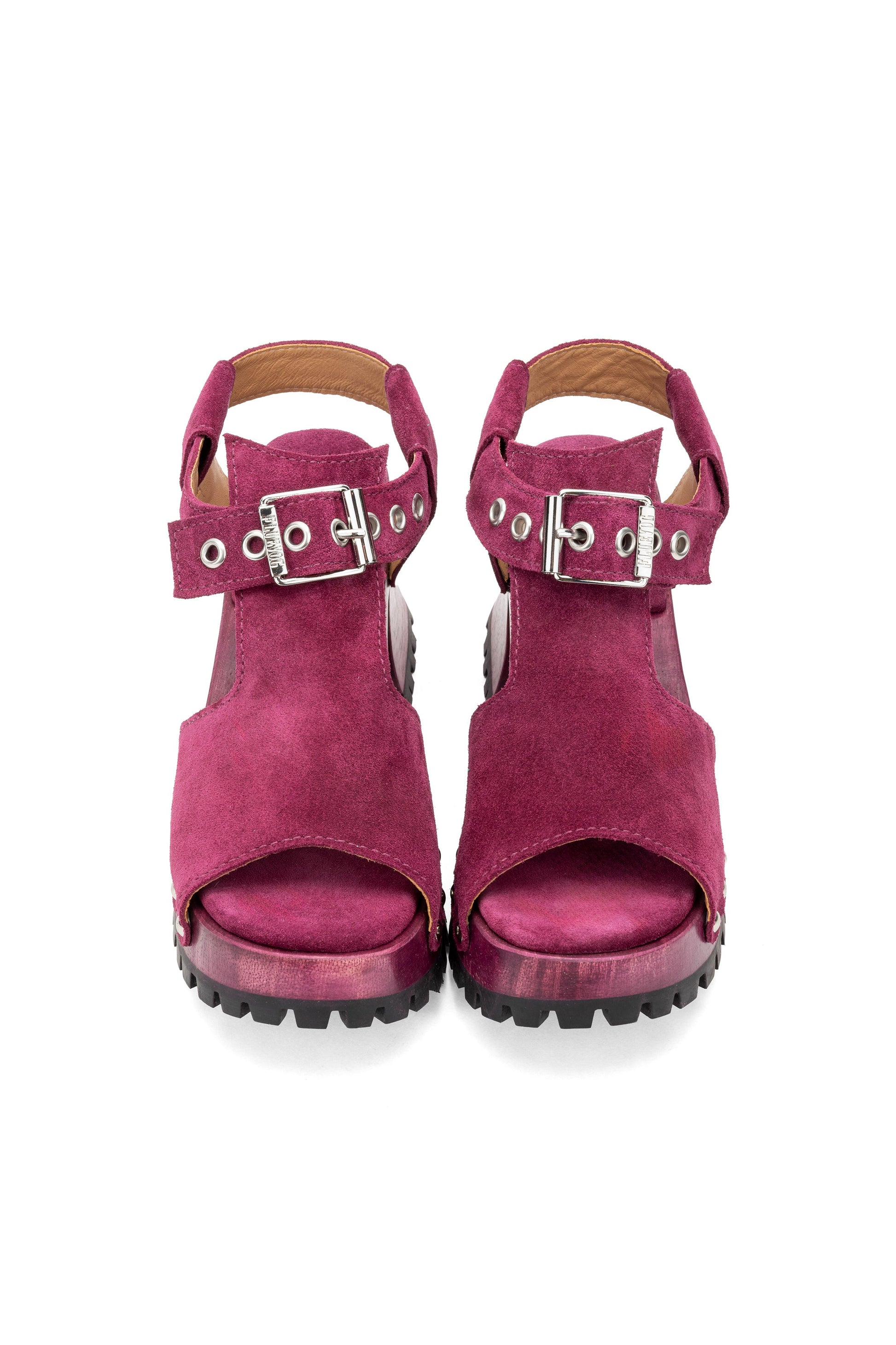 Anna Sui John Fluevog x Anna Sui Clog Sandals - Purple