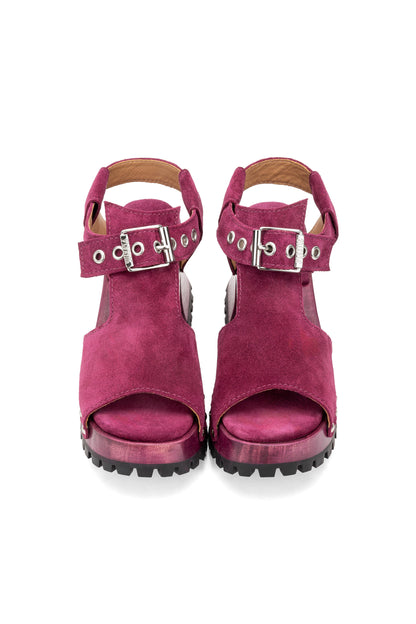 Anna Sui John Fluevog x Anna Sui Clog Sandals - Purple