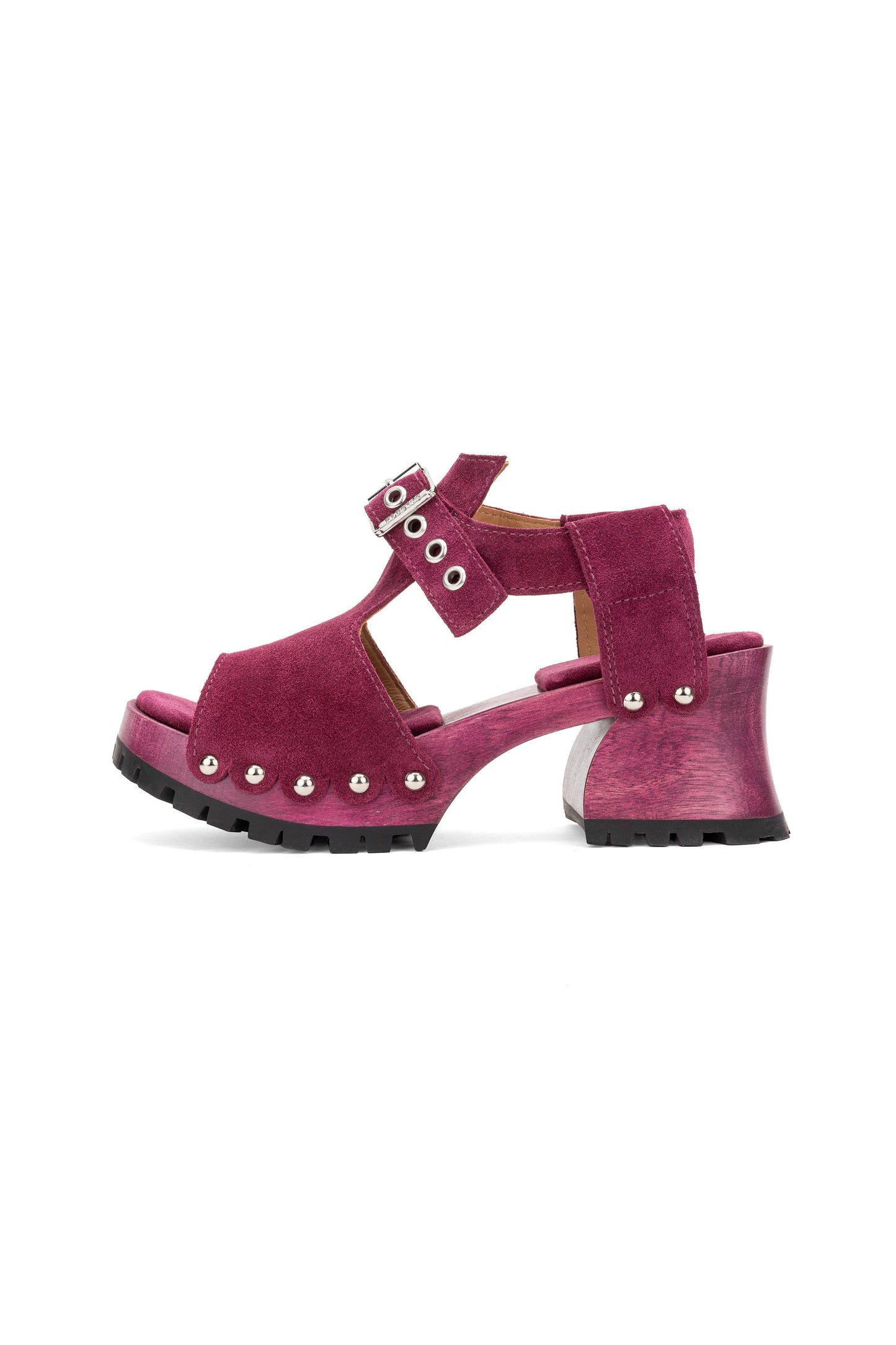 Anna Sui John Fluevog x Anna Sui Clog Sandals - Purple