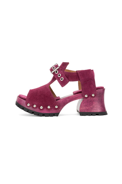 Anna Sui John Fluevog x Anna Sui Clog Sandals - Purple
