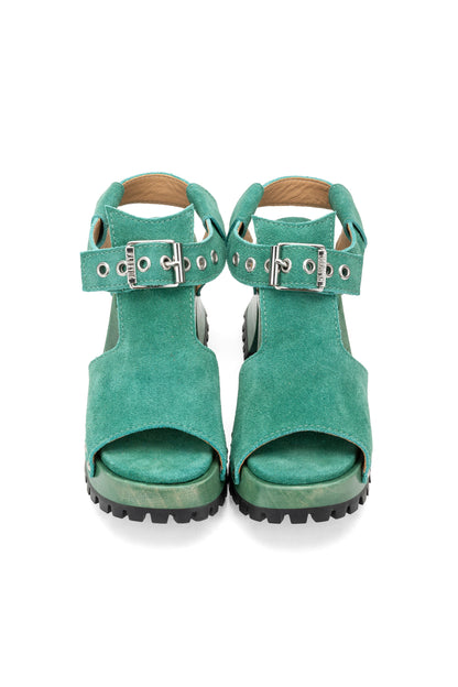 Anna Sui John Fluevog x Anna Sui Clog Sandals - Green