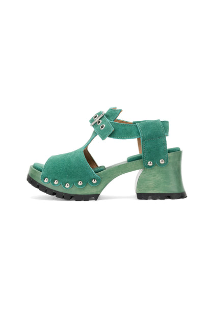 Anna Sui John Fluevog x Anna Sui Clog Sandals - Green
