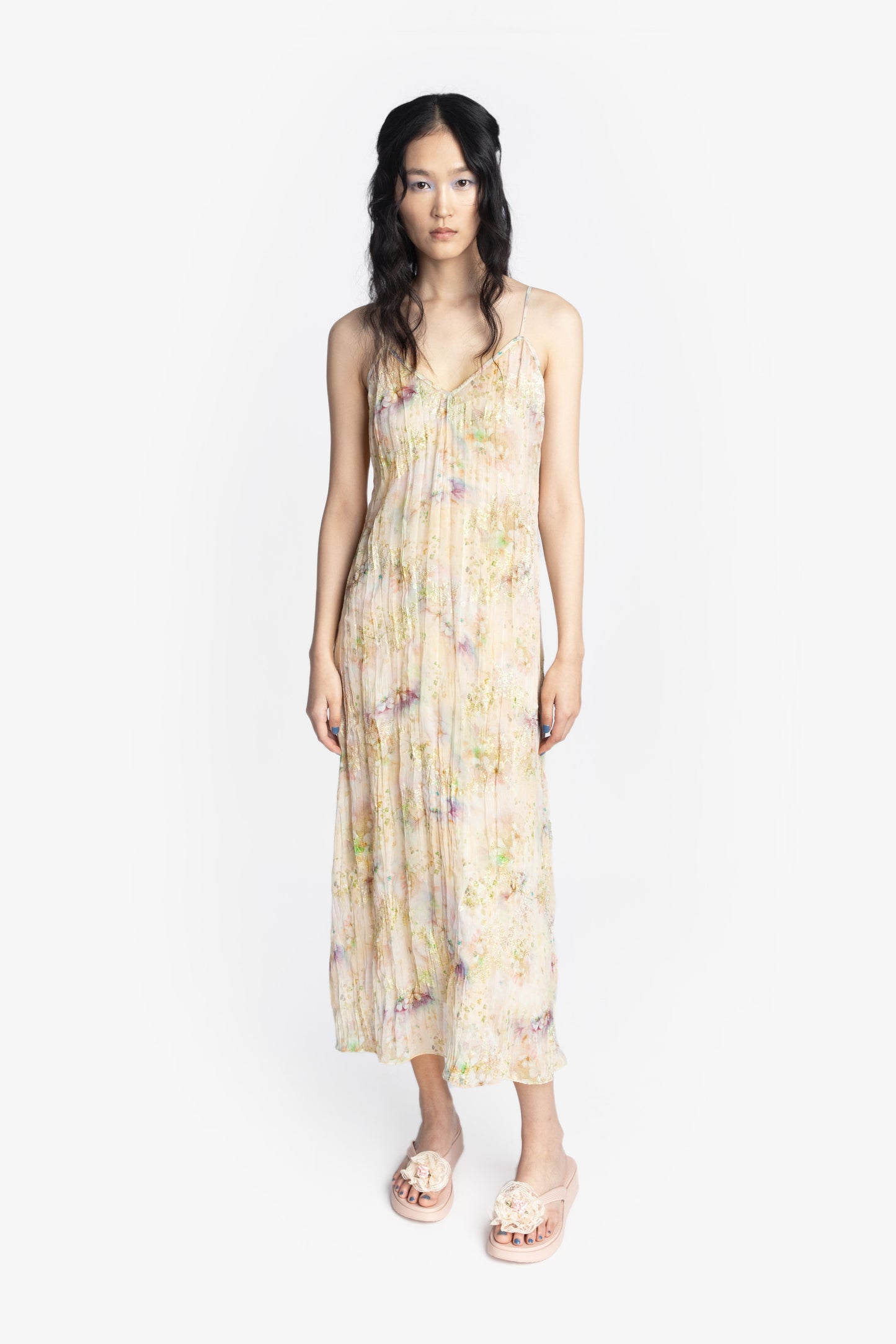 Anna Sui Oasis Blooms Slip Dress