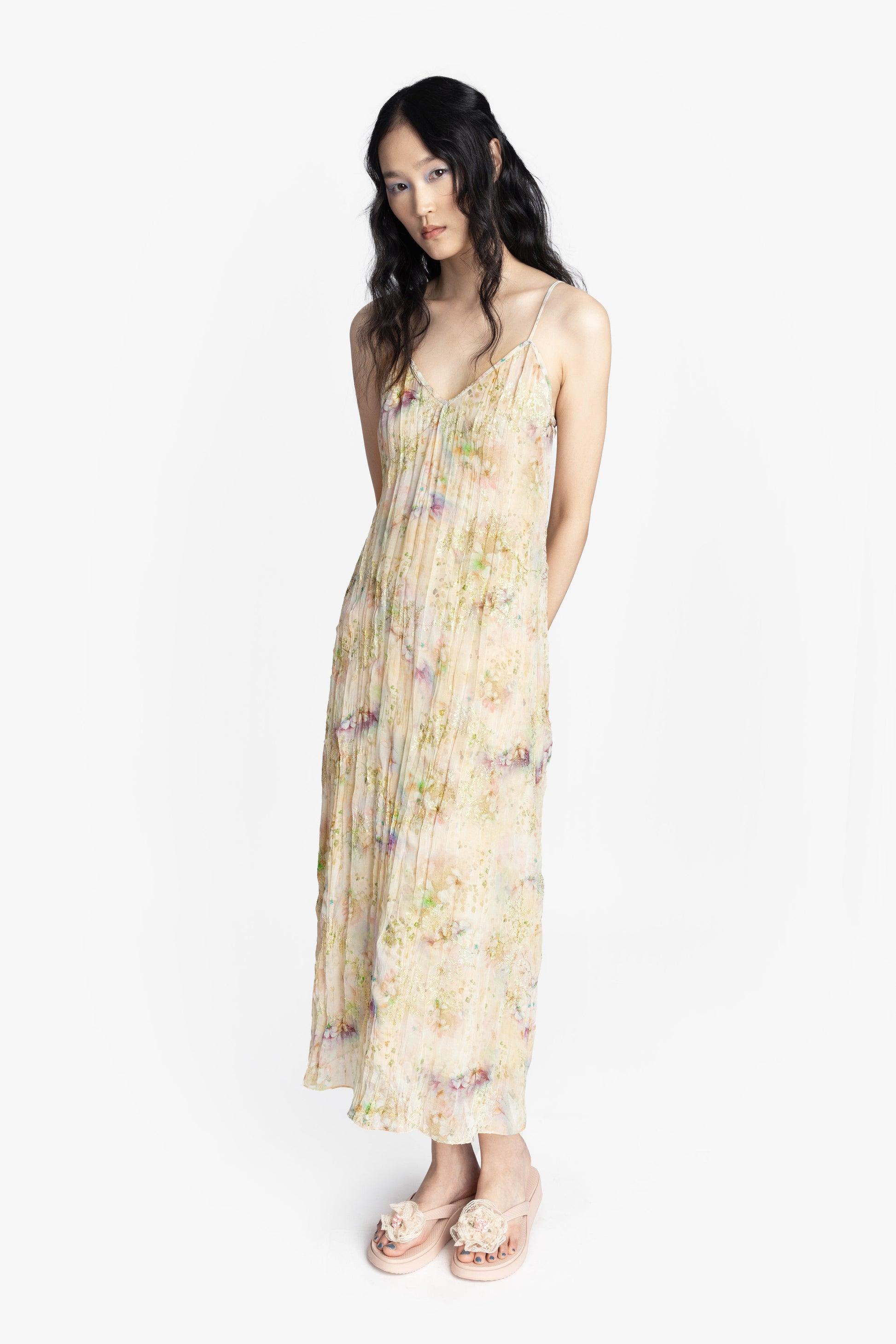 Anna Sui Oasis Blooms Slip Dress