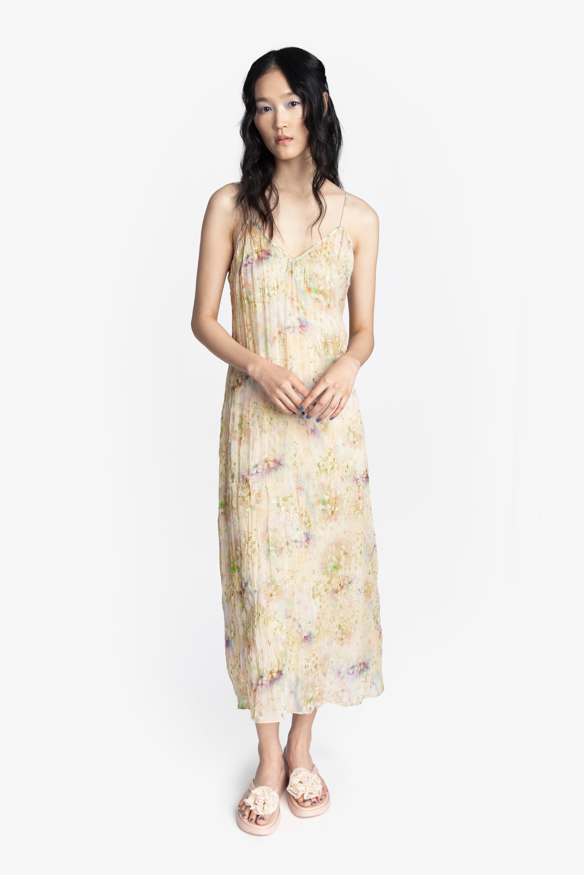 Anna Sui Oasis Blooms Slip Dress