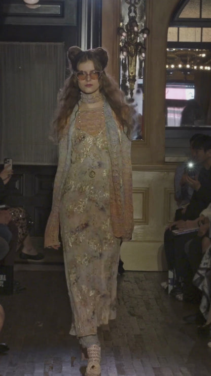 Anna Sui Oasis Blooms Slip Dress