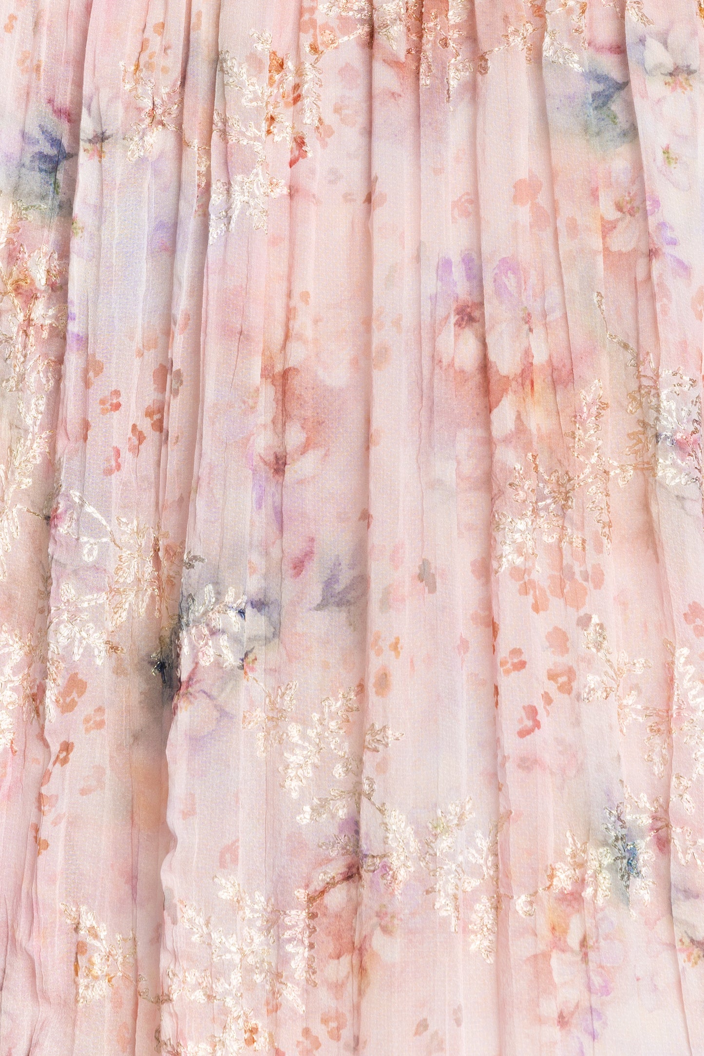Anna Sui Oasis Blooms Tiered Maxi Dress