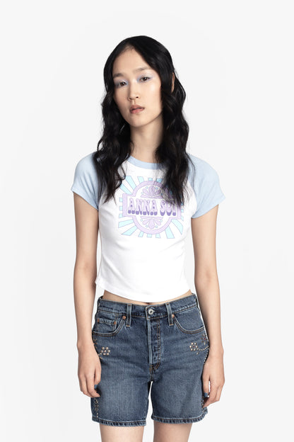 Anna Sui Anna Sui Spring ’26 Invitation Baby Tee