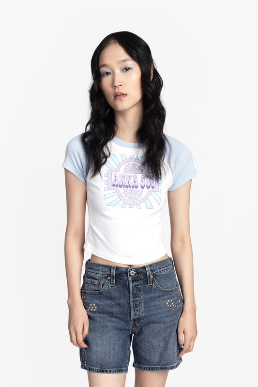 Anna Sui Anna Sui Spring ’26 Invitation Baby Tee