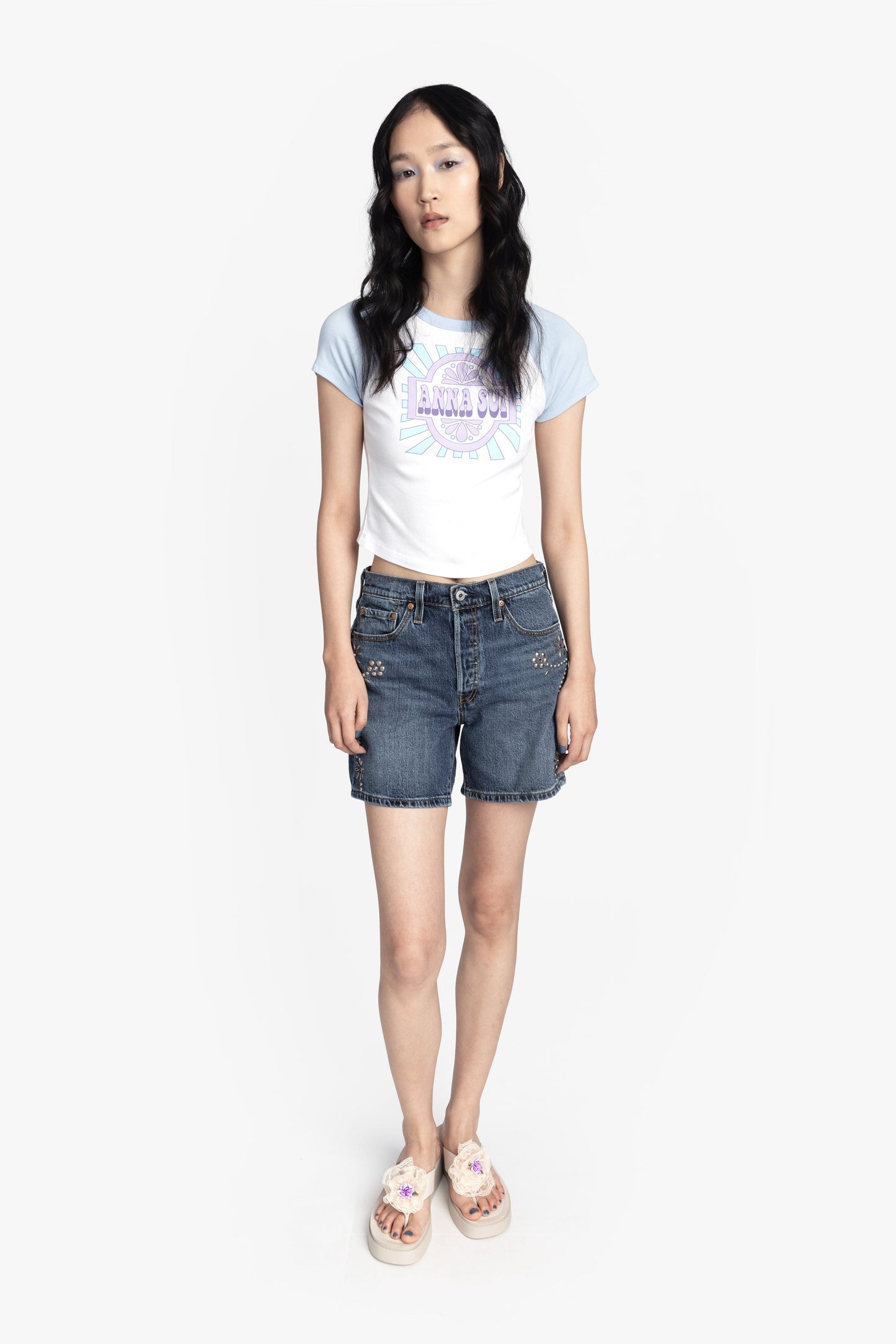 Anna Sui Anna Sui Spring ’26 Invitation Baby Tee