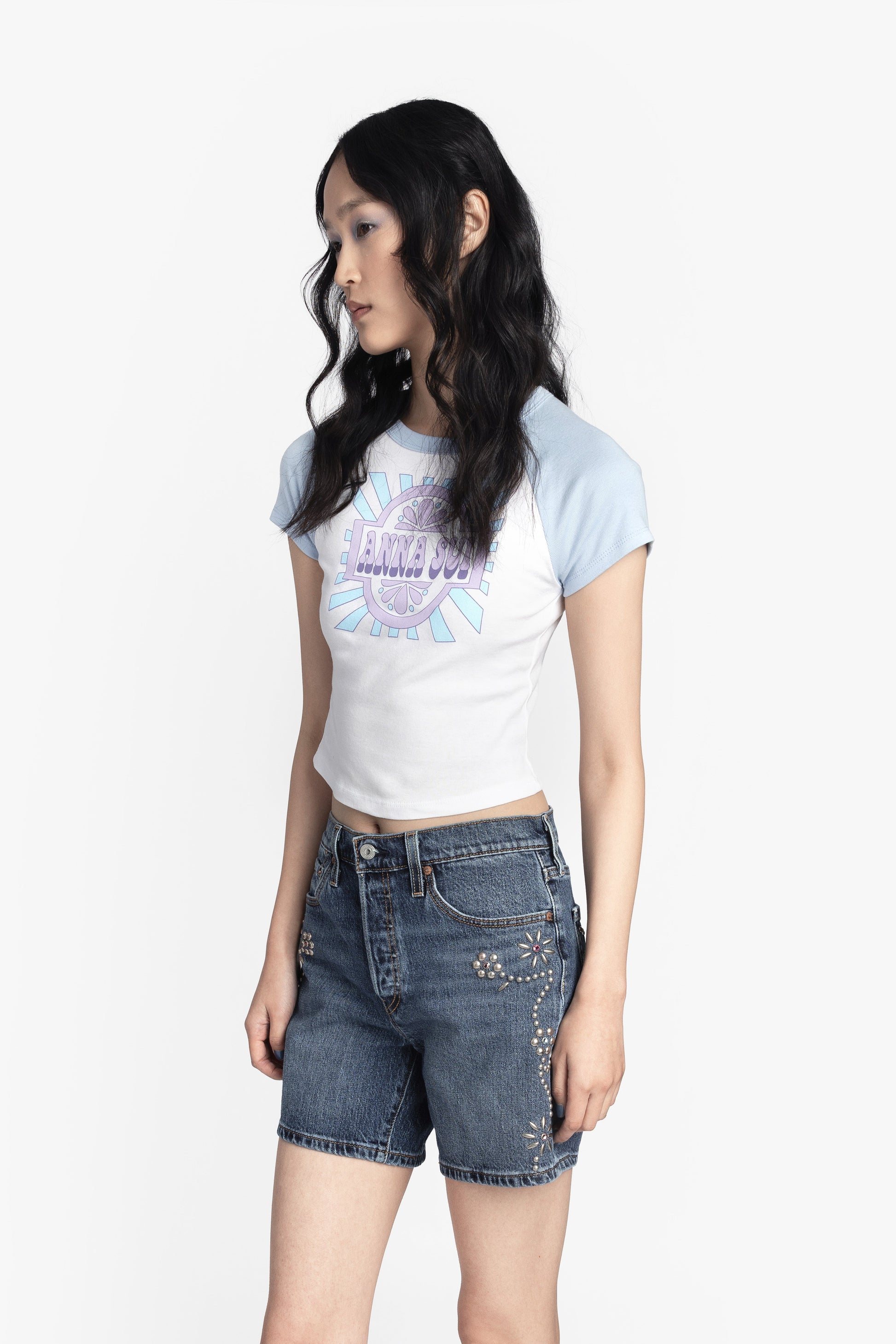 Anna Sui Anna Sui Spring ’26 Invitation Baby Tee