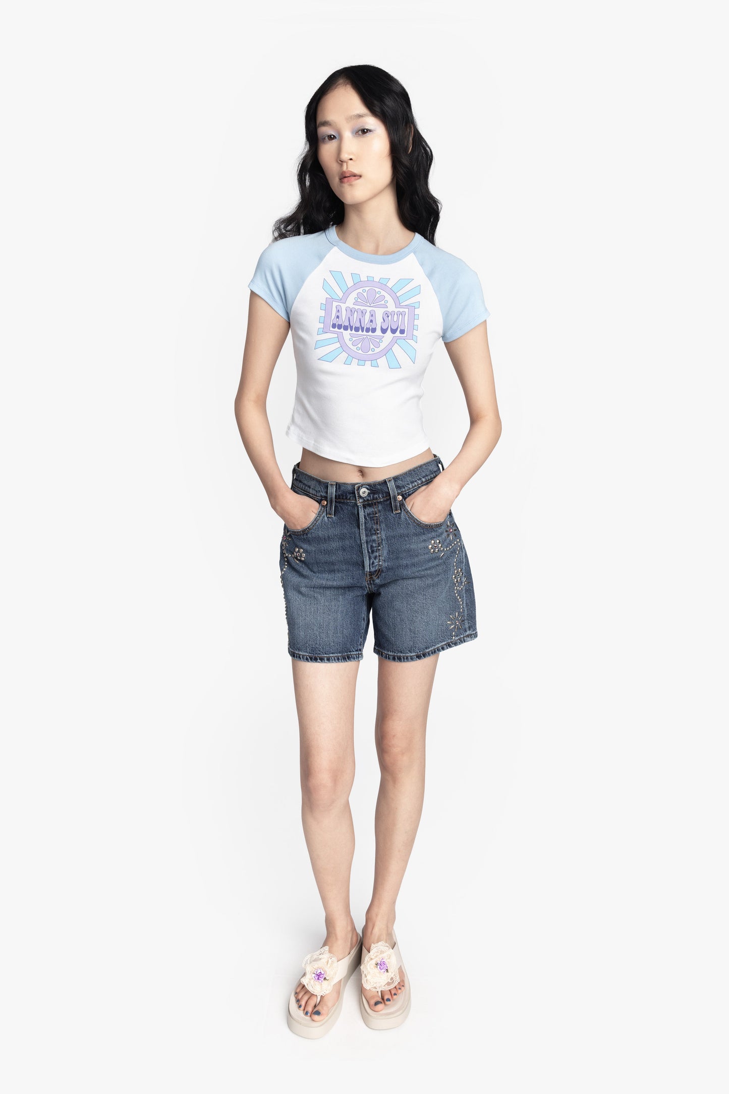 Anna Sui Anna Sui Spring ’26 Invitation Baby Tee